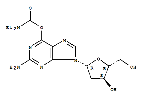 6-DIETHYLCARBAMYLOXY-2'-DEOXYGUANOSINE