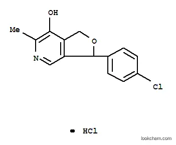 Molecular Structure of 82747-56-6 (CICLETANINE HYDROCHLORIDE)