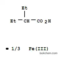 Molecular Structure of 82807-83-8 (iron tris(2-ethylbutyrate))