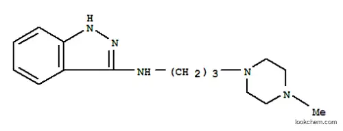 Molecular Structure of 82819-18-9 (1H-Indazol-3-amine, N-(3-(4-methyl-1-piperazinyl)propyl)-)