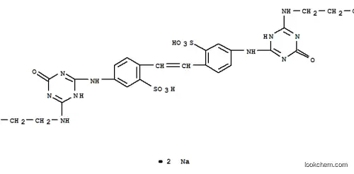 Molecular Structure of 82944-33-0 (disodium 4,4'-bis[[1,4-dihydro-6-[(2-hydroxyethyl)amino]-4-oxo-1,3,5-triazin-2-yl]amino]stilbene-2,2'-disulphonate)