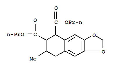 Naphtho[2,3-d]-1,3-dioxole-5,6-dicarboxylicacid, 5,6,7,8-tetrahydro-7-methyl-, dipropyl ester