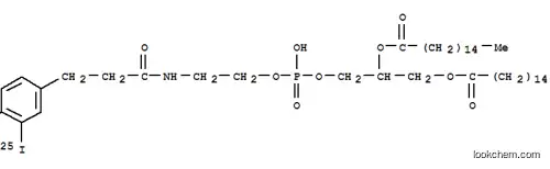 Molecular Structure of 83016-61-9 (N-(3-(3-iodo-4-hydroxybenzyl)propionyl)-1,2-dipalmitoylphosphatidylethanolamine)