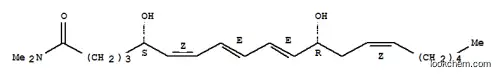 Molecular Structure of 83024-92-4 (LEUKOTRIENE B4 DIMETHYL AMIDE)