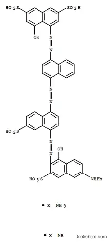 4-hydroxy-5-[[4-[[4-[[1-hydroxy-6-(phenylamino)-3-sulpho-2-naphthyl]azo]-6-sulpho-1-naphthyl]azo]-1-naphthyl]azo]naphthalene-2,7-disulphonic acid, ammonium sodium salt