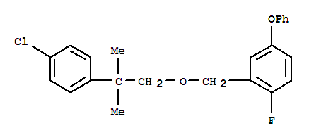 Benzene,2-[[2-(4-chlorophenyl)-2-methylpropoxy]methyl]-1-fluoro-4-phenoxy-