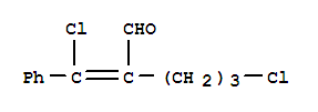 Pentanal,5-chloro-2-(chlorophenylmethylene)-