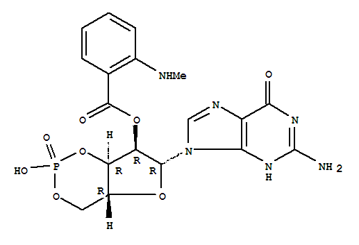 2'-O-(N-?ETHYLANTHRANILOYL)GUANOSINE-3',5'-CYCLICMONOPHOSPHATE(MANT-CGMP)