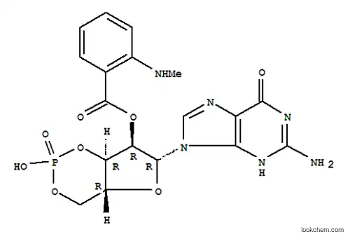 Molecular Structure of 83707-15-7 (MANT-CGMP SODIUM SALT)