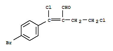 Butanal,2-[(4-bromophenyl)chloromethylene]-4-chloro-