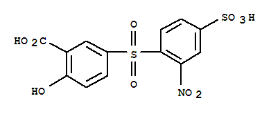 Benzoic acid,2-hydroxy-5-[(2-nitro-4-sulfophenyl)sulfonyl]-