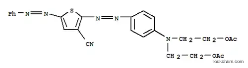 Molecular Structure of 83743-05-9 (2,2'[[4-[[3-cyano-5-(phenylazo)-2-thienyl]azo]phenyl]imino]diethyl diacetate)