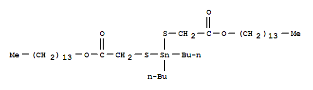 8-Oxa-3,5-dithia-4-stannadocosanoicacid, 4,4-dibutyl-7-oxo-, tetradecyl ester