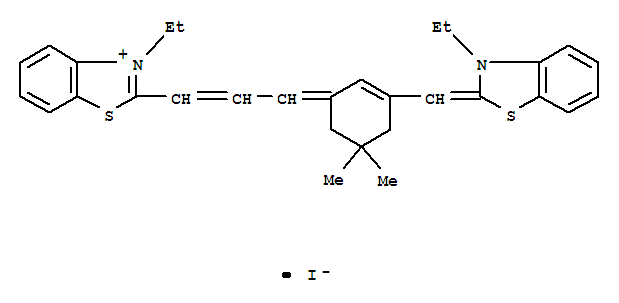 3-Ethyl-2-[3-[3-[(3-ethyl-3H-benzothiazol-2-ylidene)methyl]-5,5-dimethylcyclohex-2-en-1-ylidene]prop-1-enyl]benzothiazolium iodide(83846-69-9)
