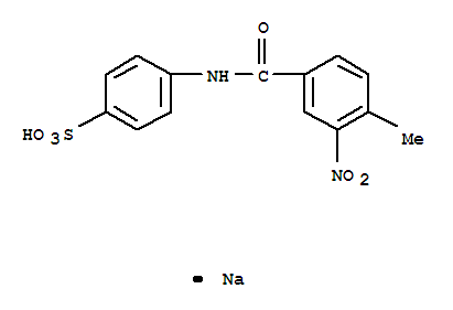 Benzenesulfonic acid,4-[(4-methyl-3-nitrobenzoyl)amino]-, sodium salt (1:1)