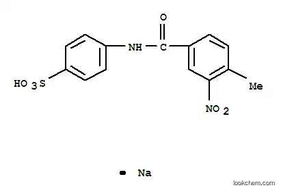 Molecular Structure of 84029-45-8 (sodium 4-(4-methyl-3-nitrobenzoylamino)benzenesulphonate)