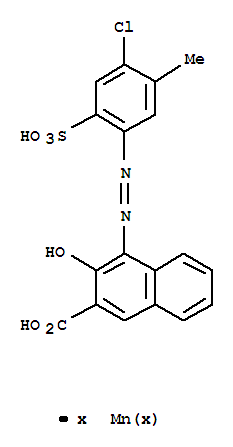 2-Naphthalenecarboxylicacid, 4-[2-(4-chloro-5-methyl-2-sulfophenyl)diazenyl]-3-hydroxy-, manganesesalt (1: )