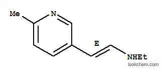 Molecular Structure of 84145-42-6 ((E)-N-ethyl-2-(6-methyl-3-pyridyl)vinylamine)
