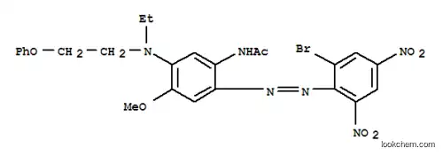 Molecular Structure of 84145-45-9 (N-[2-[(2-bromo-4,6-dinitrophenyl)azo]-5-[ethyl(2-phenoxyethyl)amino]-4-methoxyphenyl]acetamide)