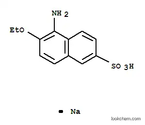 Molecular Structure of 84145-62-0 (sodium 5-amino-6-ethoxynaphthalene-2-sulphonate)