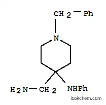 Molecular Structure of 84176-78-3 (1-benzyl-4-(phenylamino)piperidine-4-methylamine)
