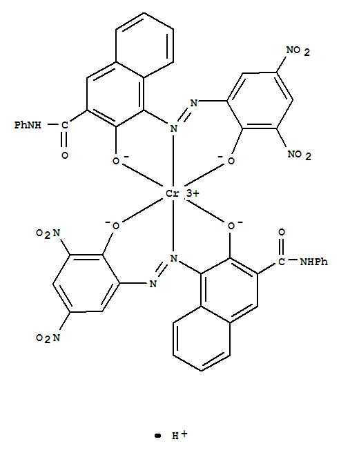 2-NAPHTHALENECARBOXAMIDE DINITROPHENYLAZO-CHROMIUM COMPLEX
