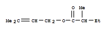 Butanoic acid,2-methyl-, 3-methyl-2-buten-1-yl ester