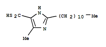 1H-Imidazole-5-carbodithioicacid, 4-methyl-2-undecyl-