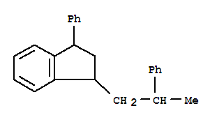 1H-Indene,2,3-dihydro-1-phenyl-3-(2-phenylpropyl)-
