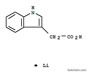 Molecular Structure of 84434-87-7 (lithium 1H-indole-3-acetate)