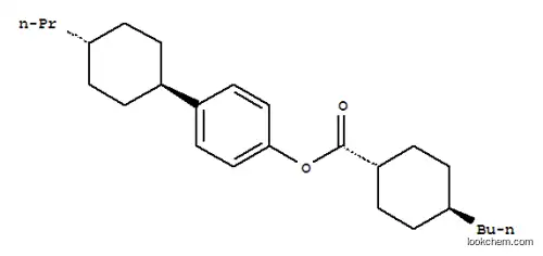 Molecular Structure of 84540-35-2 (4-(4-propylcyclohexyl)phenyl 4-butylcyclohexanecarboxylate)