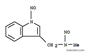 Molecular Structure of 84605-06-1 (N'-nitroso-N-nitroso-N-methyl-3-aminomethylindole)