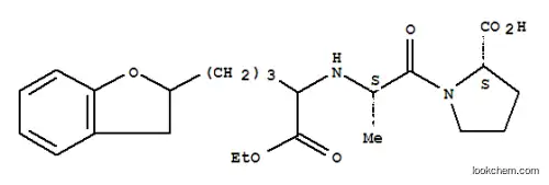 Molecular Structure of 84768-09-2 ((2S)-1-[(2S)-2-[[4-(2,3-dihydrobenzofuran-2-yl)-1-ethoxycarbonyl-butyl ]amino]propanoyl]pyrrolidine-2-carboxylic acid)