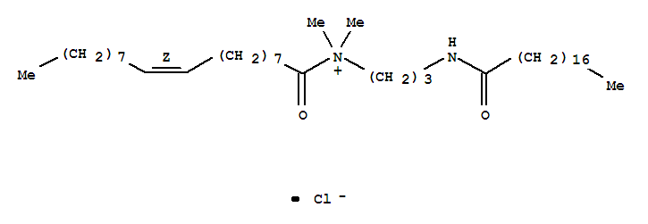 9-Octadecen-1-aminium,N,N-dimethyl-1-oxo-N-[3-[(1-oxooctadecyl)amino]propyl]-, chloride, (Z)- (9CI)