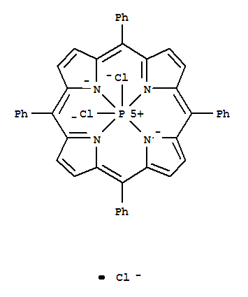 Dichlorophosphonium chloride 2,3,5,7-tetraphenylporphyrin (1:1:1)