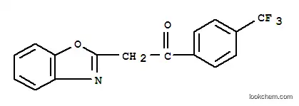 Molecular Structure of 849021-35-8 (2-(1,3-BENZOXAZOL-2-YL)-1-[4-(TRIFLUOROMETHYL)PHENYL]ETHANONE)