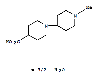 [1,4'-Bipiperidine]-4-carboxylicacid, 1'-methyl-, hydrate (2:3)