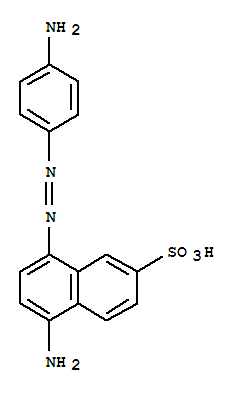 5-amino-8-(4-aminophenyl)diazenylnaphthalene-2-sulfonic acid