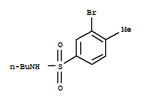 N-BUTYL 3-BROMO-4-METHYLBENZENESULFONAMIDE