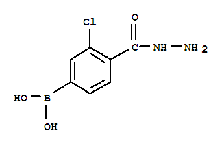 3-Chloro-4-(hydrazinocarbonyl)benzeneboronic acid 97%