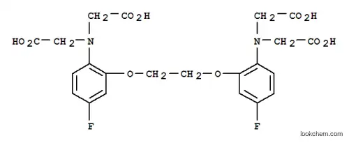Molecular Structure of 85233-22-3 (4,4'-difluoro-1,2-bis(2-aminophenoxy)ethane-N,N,N',N'-tetraacetic acid)