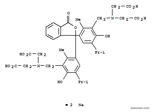 Molecular Structure of 85409-48-9 (Thymolphthalein complexone disodium salt)