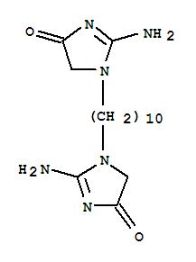 4H-Imidazol-4-one,1,1'-(1,10-decanediyl)bis[2-amino-1,5-dihydro-