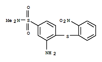 3-AMINO-N,N-DIMETHYL-4-[(2-NITROPHENYL)THIO]BENZENESULFONAMIDE