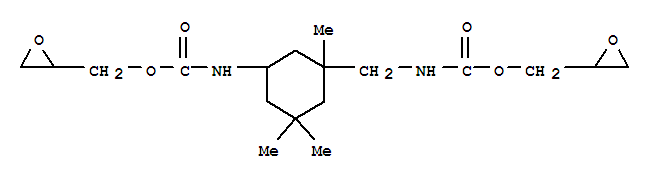 Carbamic acid,[[1,3,3-trimethyl-5-[[(oxiranylmethoxy)carbonyl]amino]cyclohexyl]methyl]-,oxiranylmethyl ester (9CI)