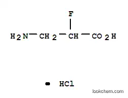 Molecular Structure of 867-84-5 (2-FLUORO-BETA-ALANINE HYDROCHLORIDE)