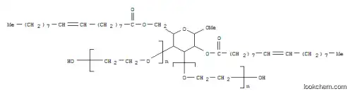 Poly(oxy-1,2-ethanediyl), alpha-hydro-omega-hydroxy-, ether with methyl D-glucopyranoside 2,6-di-(9Z)-9-octadecenoate (2:1)