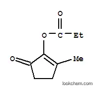 Molecular Structure of 87-55-8 (2-Methyl-5-oxocyclopent-1-enyl propionate)