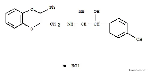 Molecular Structure of 87081-18-3 (4-[1-hydroxy-2-[(8-phenyl-7,10-dioxabicyclo[4.4.0]deca-1,3,5-trien-9-y l)methylamino]propyl]phenol hydrochloride)