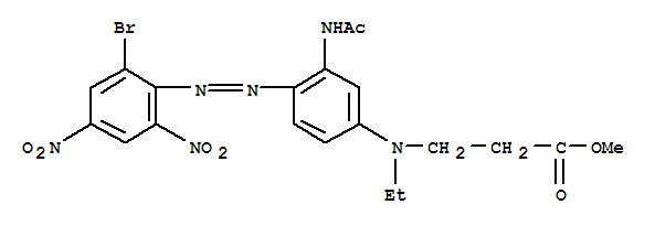 b-Alanine,N-[3-(acetylamino)-4-[(2-bromo-4,6-dinitrophenyl)azo]phenyl]-N-ethyl-, methylester (9CI)